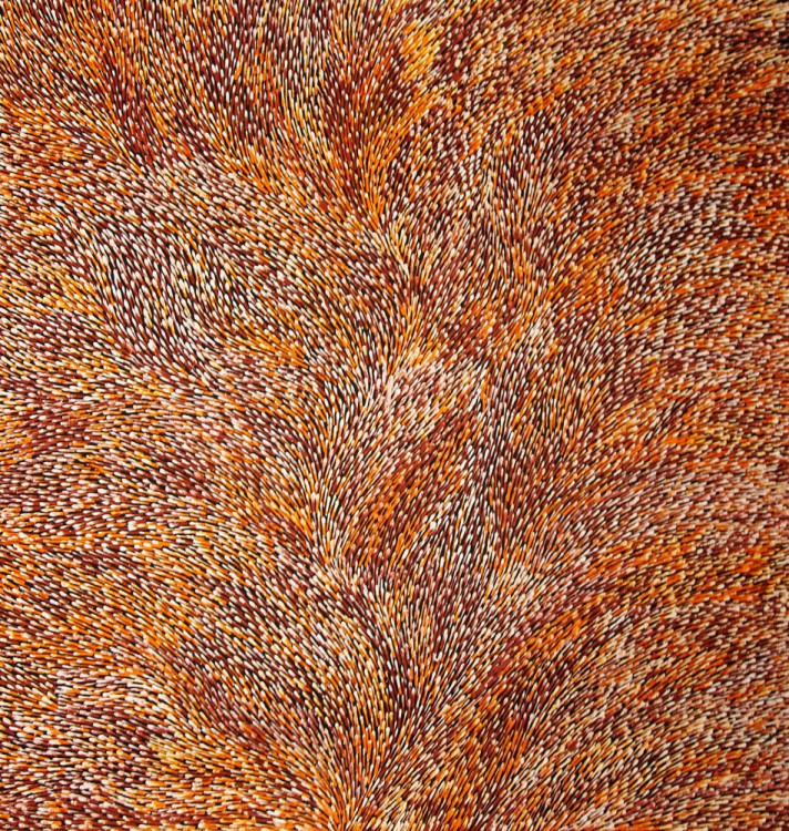 Lynette Corby Nungurrayi Tree Roots Australian Aboriginal Art Painting on canvas LC1671