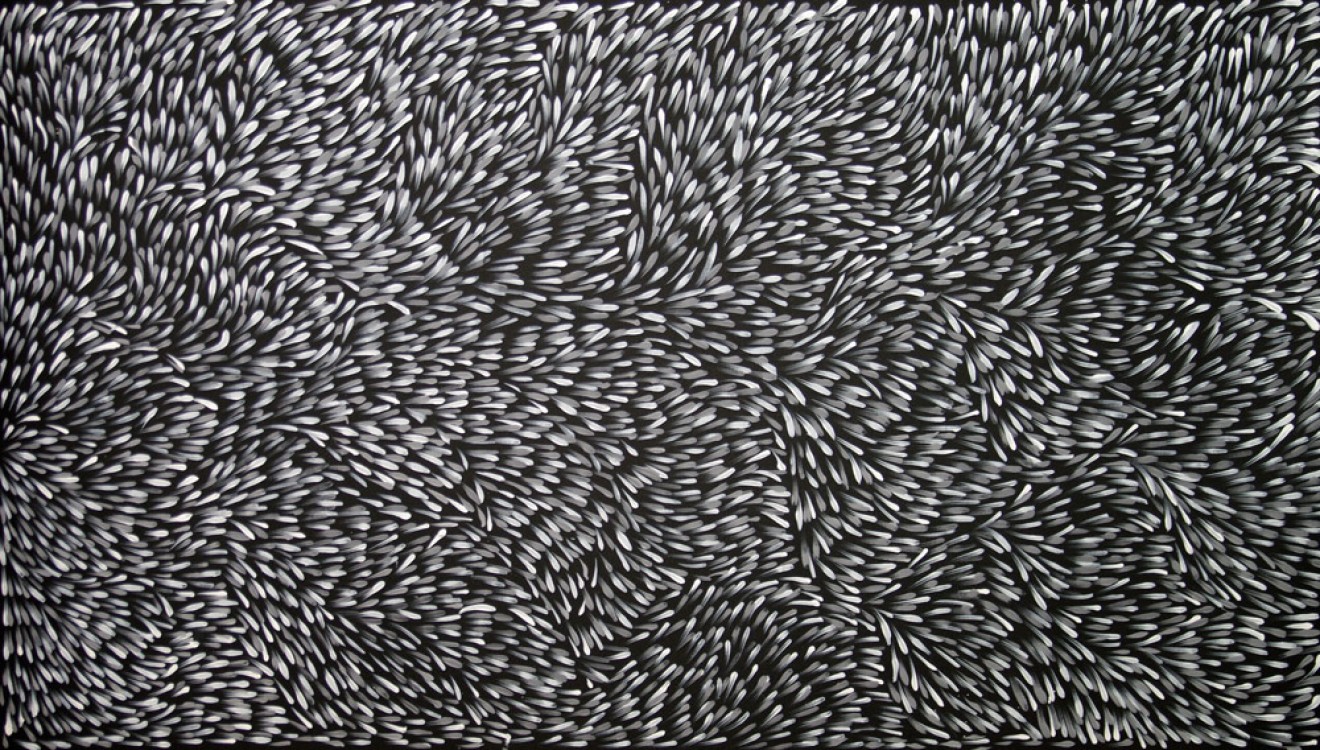 Aboriginal Art Painting By Gloria Petyarre Bush Medicine Leaves Gp1820