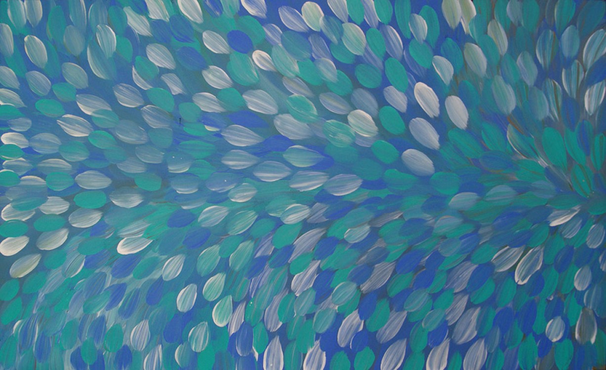 Aboriginal Art Painting By Gloria Petyarre Bush Medicine Leaves Gp1837