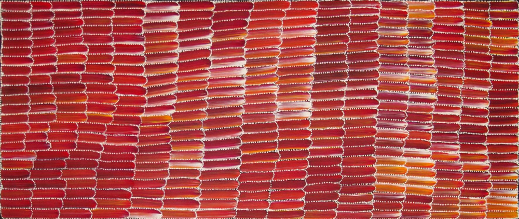 Jeannie Mills Pwerle Anaty Australian Aboriginal Art Painting on canvas JM1703