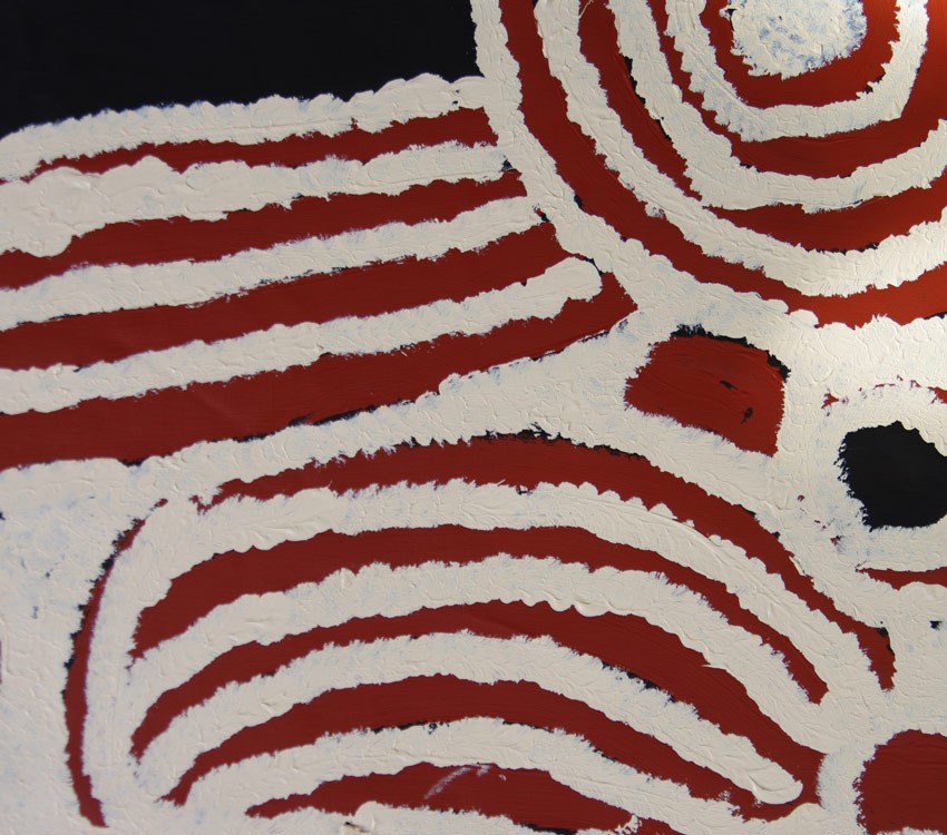 Aboriginal Art Painting on canvas by Ningura Napurrula Women’s Ceremony NN1723