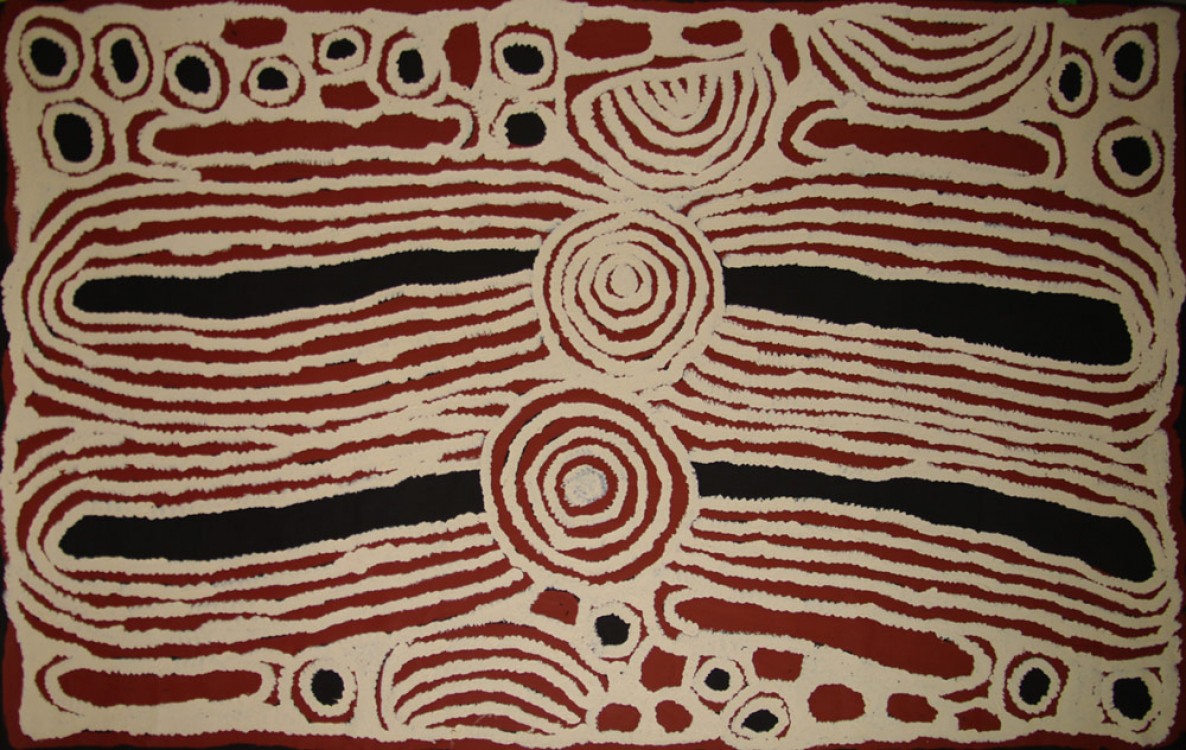 Ningura Napurrula Women’s Ceremony Australian Aboriginal Art Painting on canvas NN1723