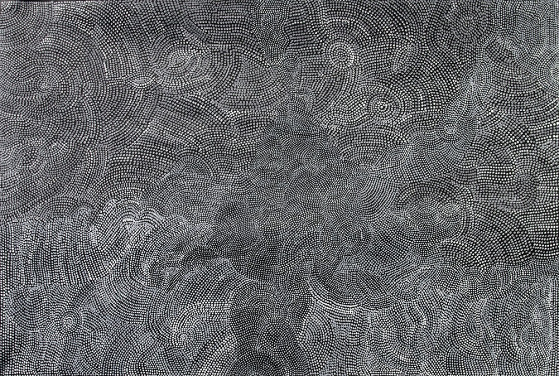 Joy Purvis Petyarre Bush Yam Seeds Australian Aboriginal Art Painting on canvas JP1869