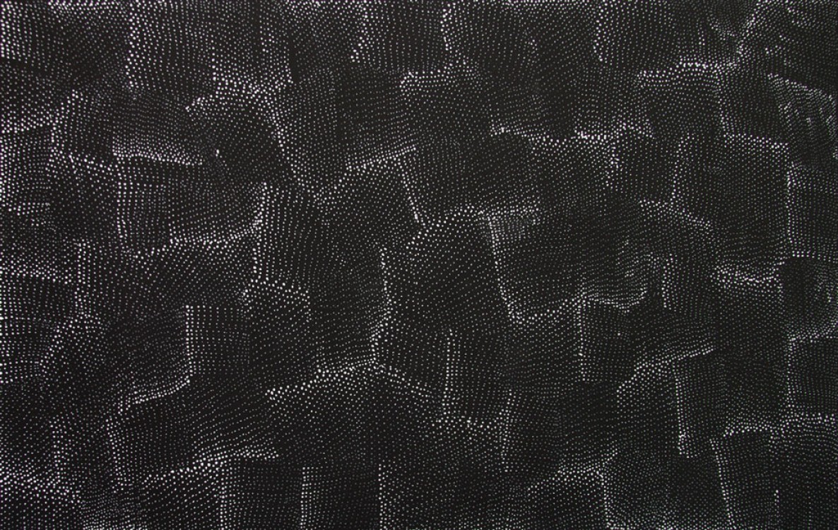 Lily Kelly Napangardi Tali Sand Hills Australian Aboriginal Art Painting on canvas LK1896