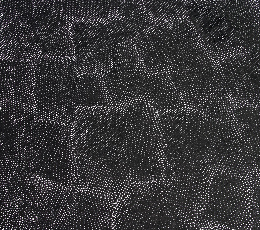 Aboriginal Art Painting on canvas by Lily Kelly Napangardi Tali Sand Hills LK1901