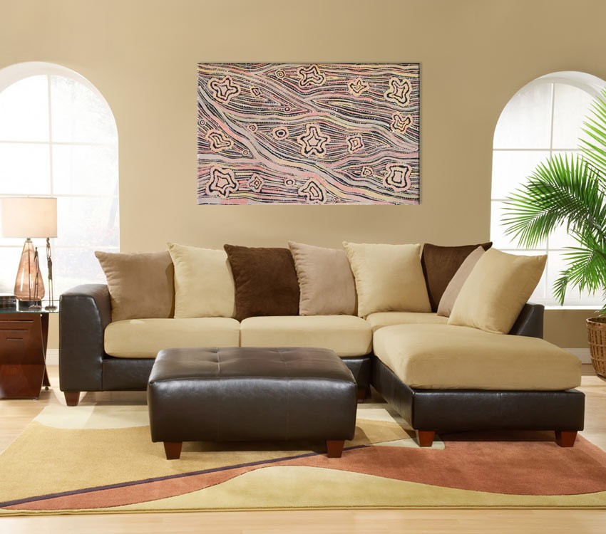 Tali Sand Hills Margaret Lewis Napangardi Australian Aboriginal Artwork on canvas ML1878