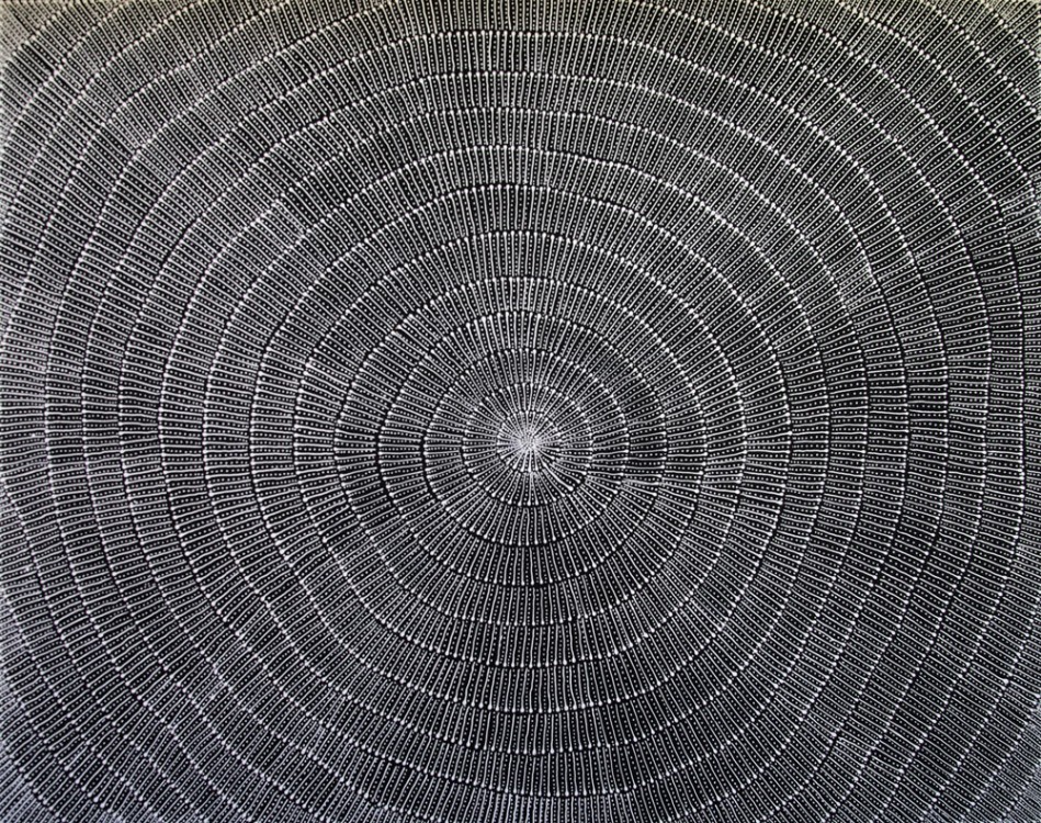 Mary Rumble Pitjara Kangaroo Dreaming Australian Aboriginal Art Painting on canvas MR1847