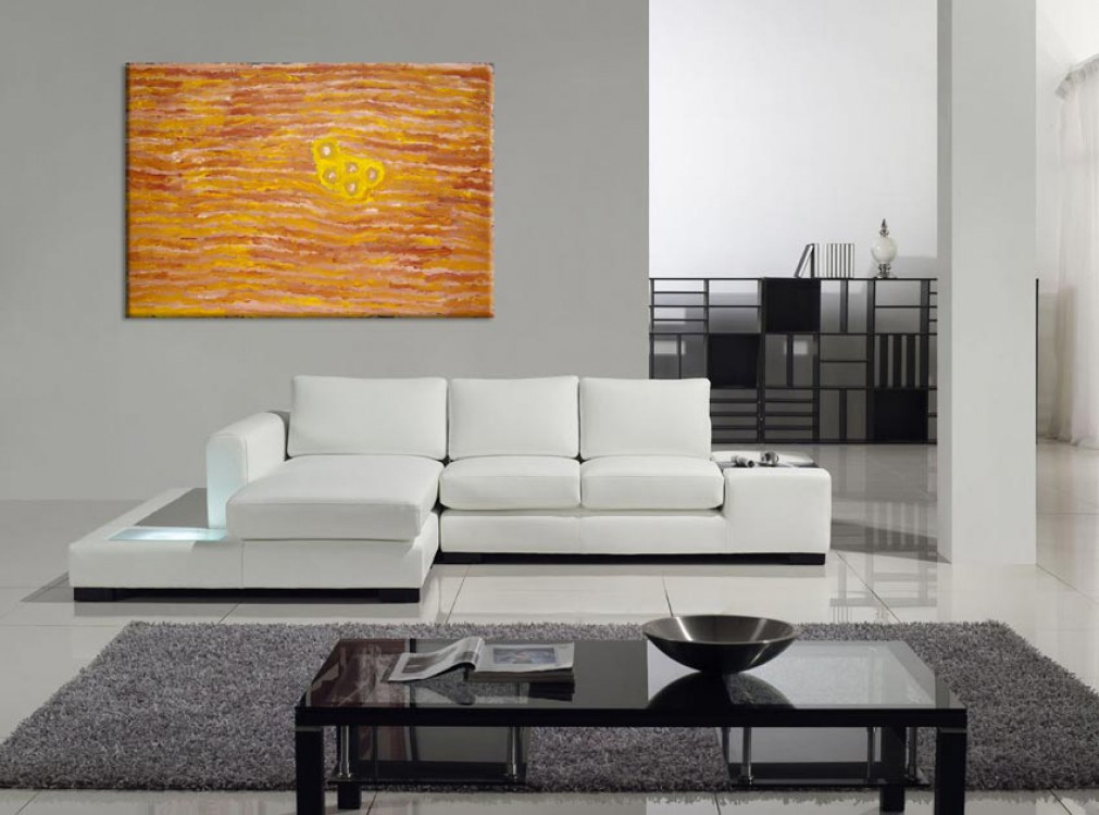 Women’s Hair String Makinti Napanangka Australian Aboriginal Artwork on canvas MN1677