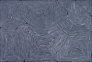 Jake Tjapaltjarri Tingari Cycle Australian Aboriginal Art Painting on canvas JT1923