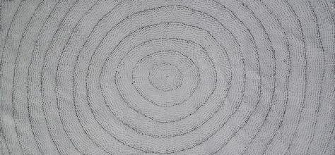 Lily Kelly Napangardi Rock Holes Australian Aboriginal Art Painting on canvas LK1900