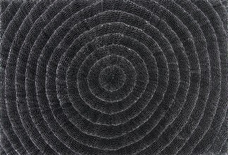 Lily Kelly Napangardi Rock Holes Australian Aboriginal Art Painting on canvas LK1902