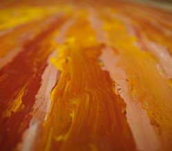 Aboriginal Artwork on canvas by Makinti Napanangka Women’s Hair String MN1677