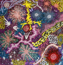 Michelle Possum Nungurrayi Grandmother’s Country Australian Aboriginal Art Painting on canvas MP1628