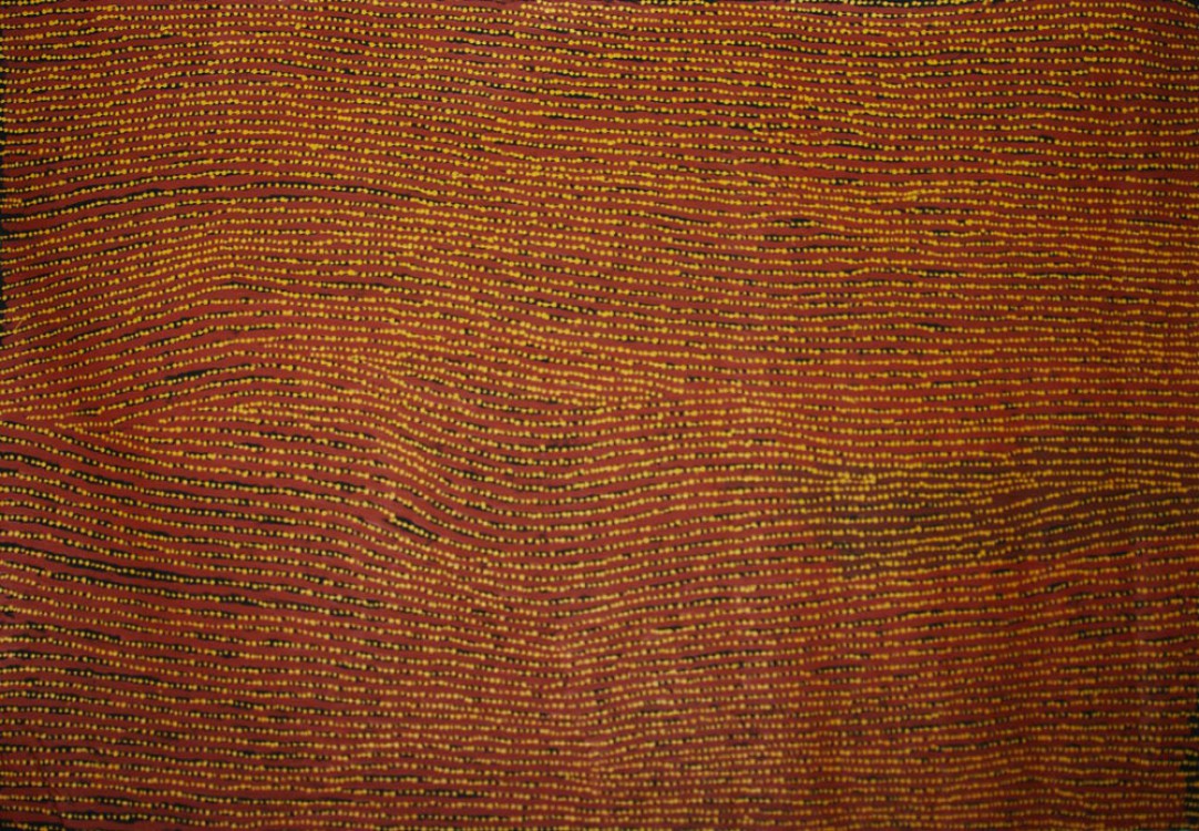 Willy Tjungurrayi Tali Australian Aboriginal Art Painting on canvas WT1685